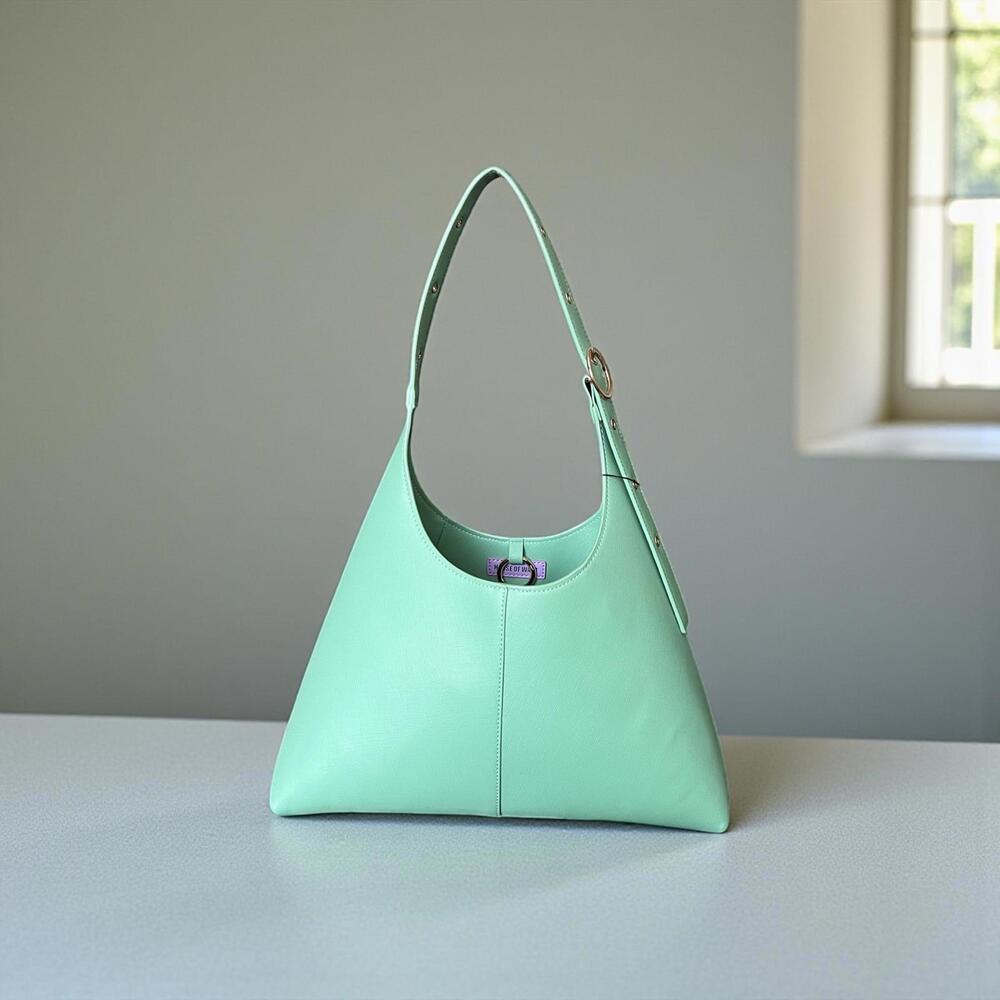 NEW WITH TAGS — H.O.W (House of Want) “We Are Modern Bucket” Handbag in Sage